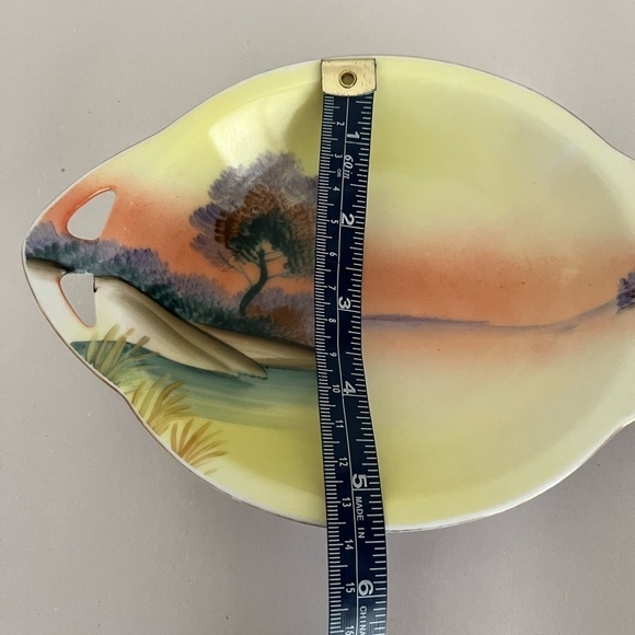 Meito China Hand Painted Frank J Donahue Made In Japan Dish - Picture 7 of 7